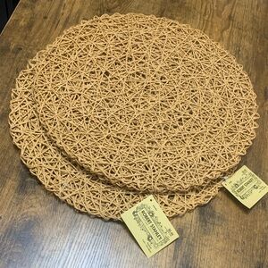 Robert Stanley Tan Woven Placemats